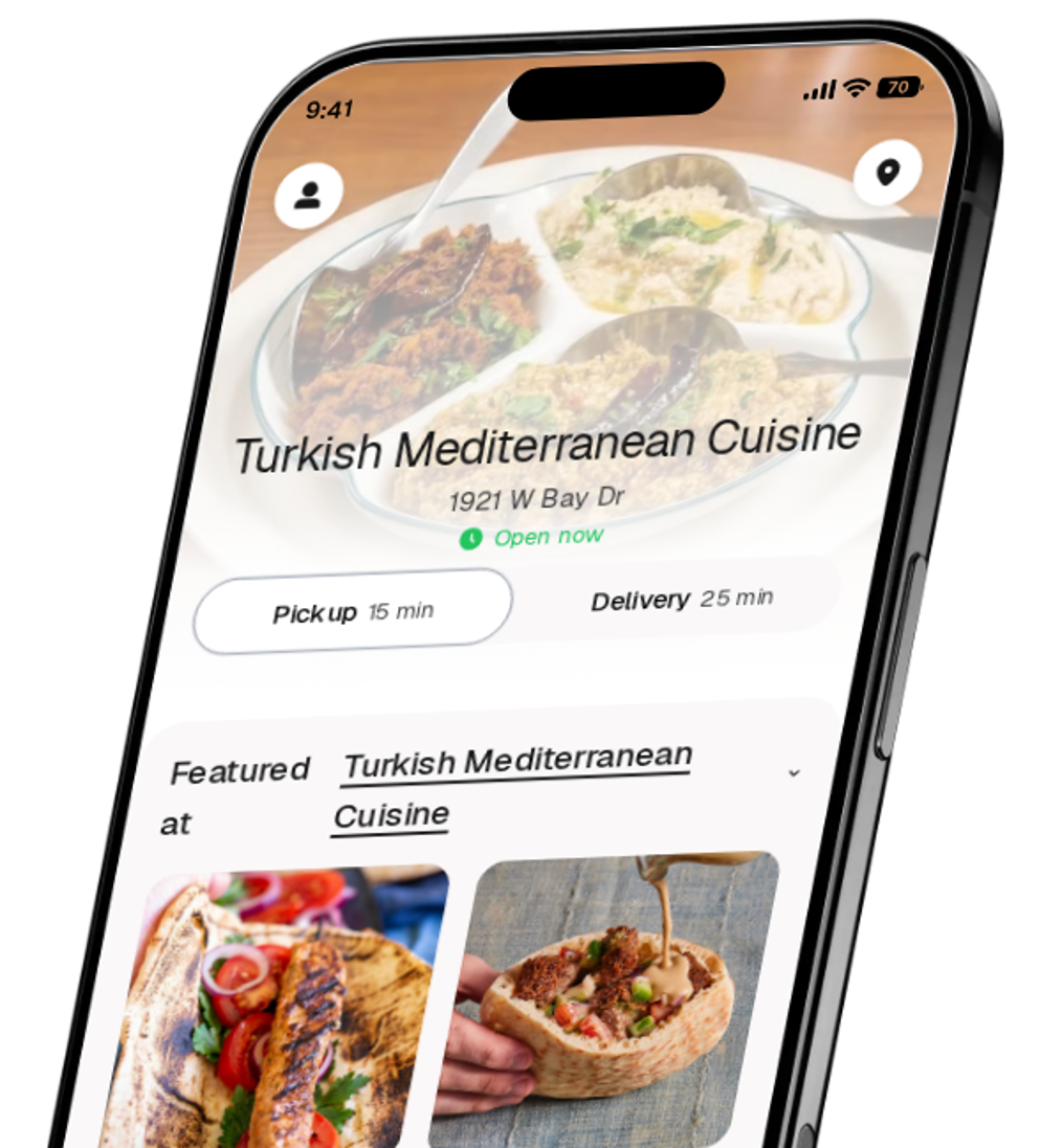 Turkish Mediterranean Cuisine app preview